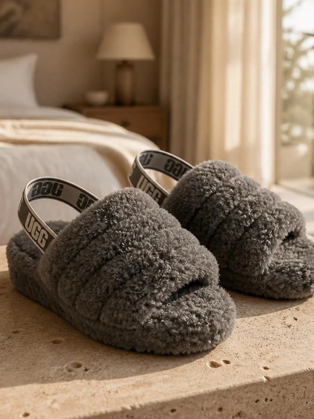 UGG plush shearling